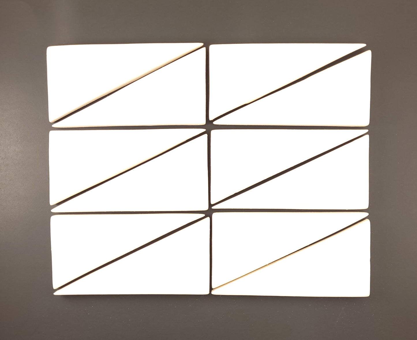 6x6.5x3 Right Angle Triangle Per Square Foot (12 Tiles)