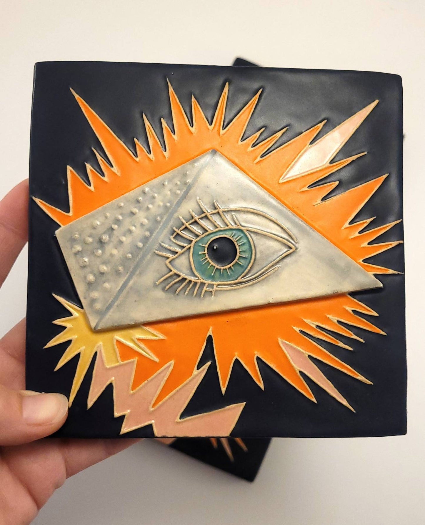 Third Eye Tile - Handmade Ceramic Tile
