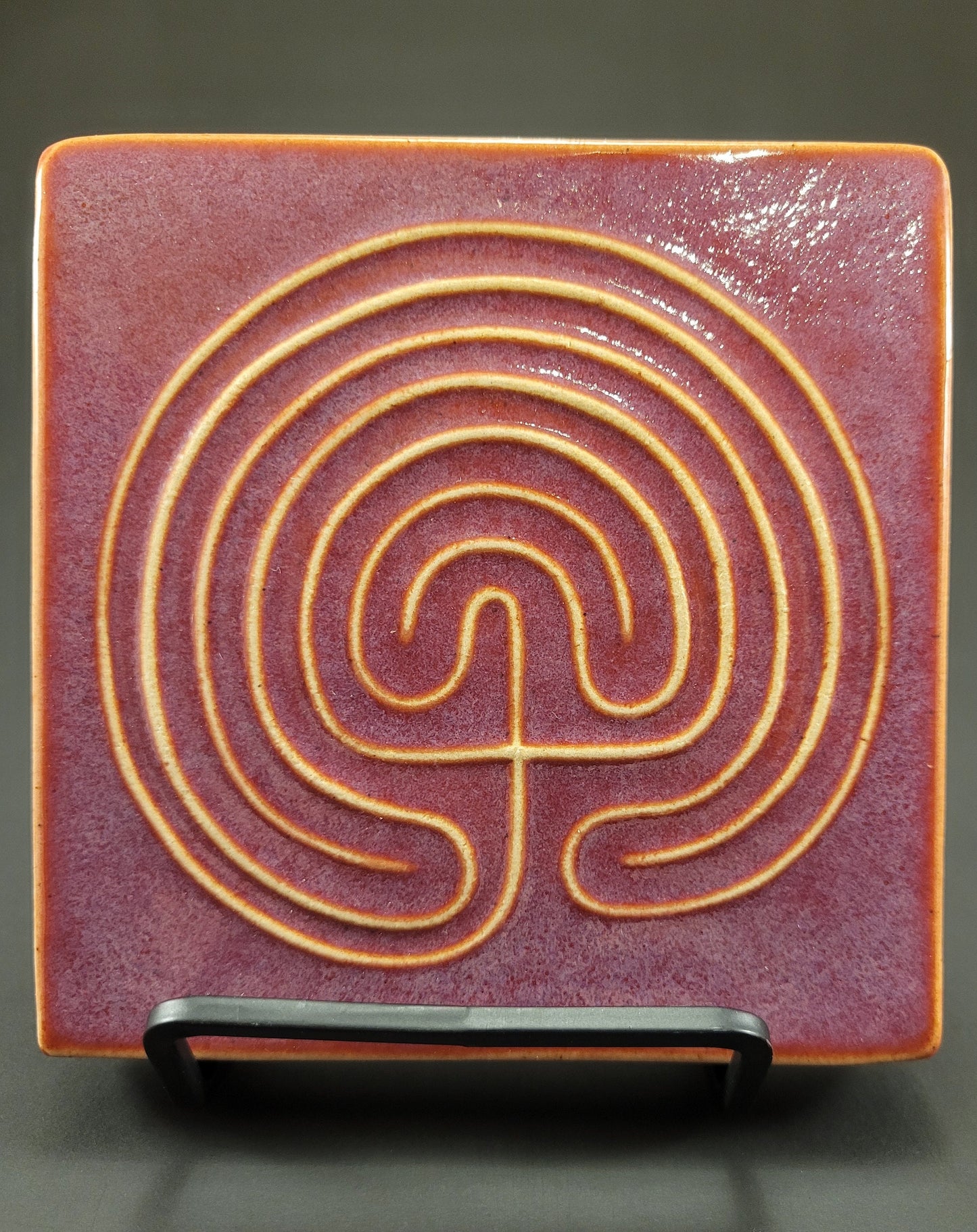 Labyrinth - Handmade Ceramic Tile