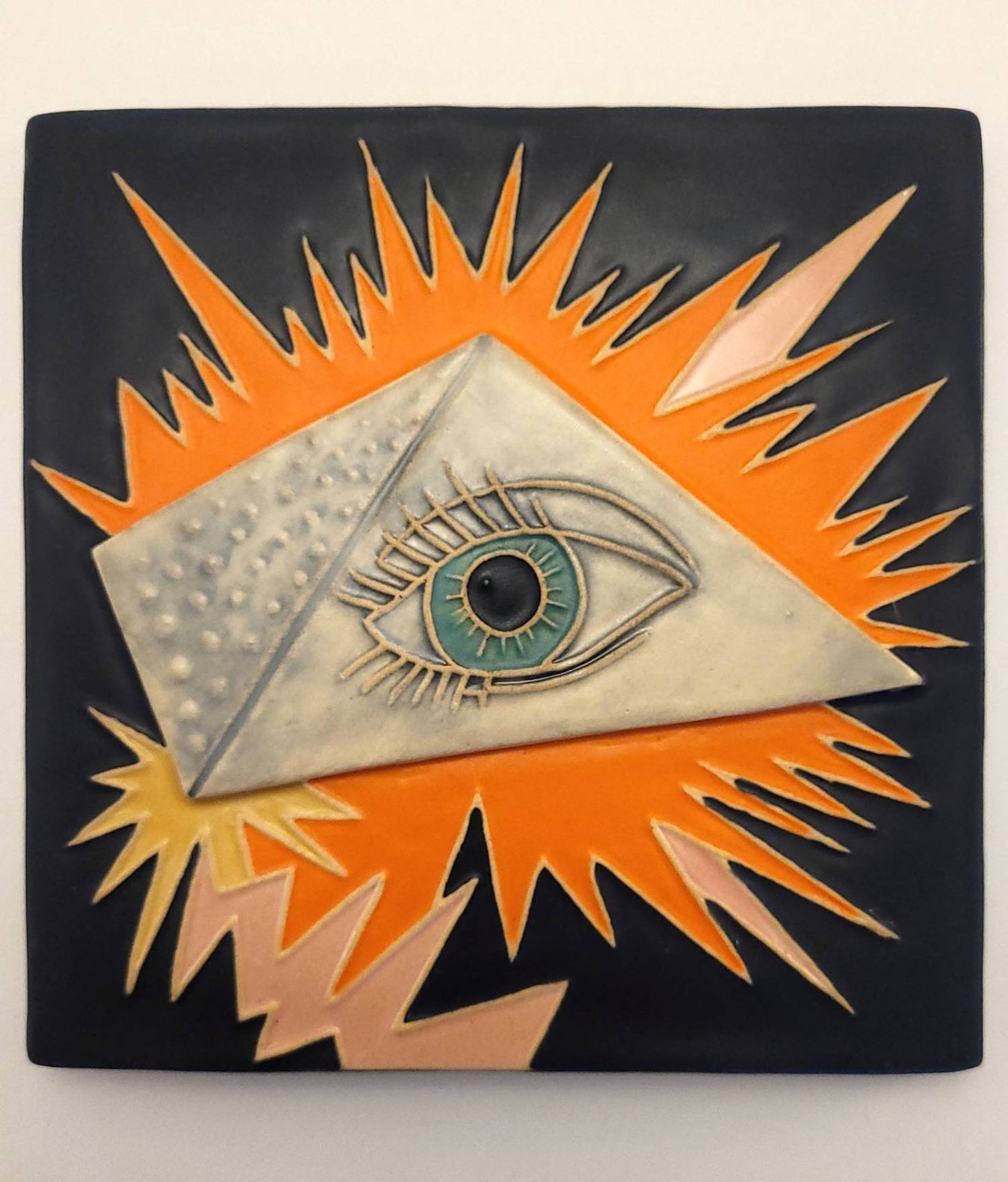 Third Eye Tile - Handmade Ceramic Tile