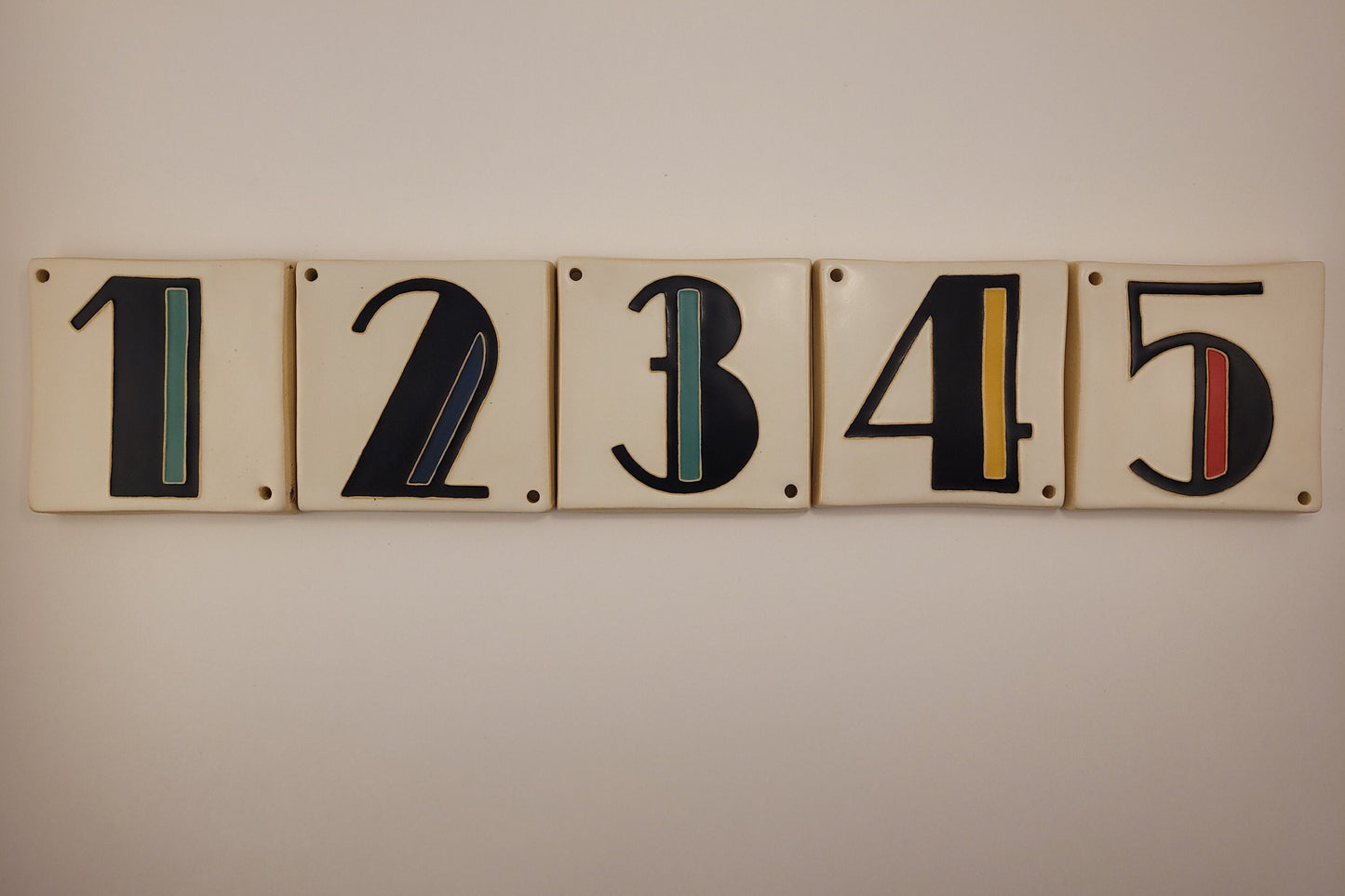 Art Deco Address tiles