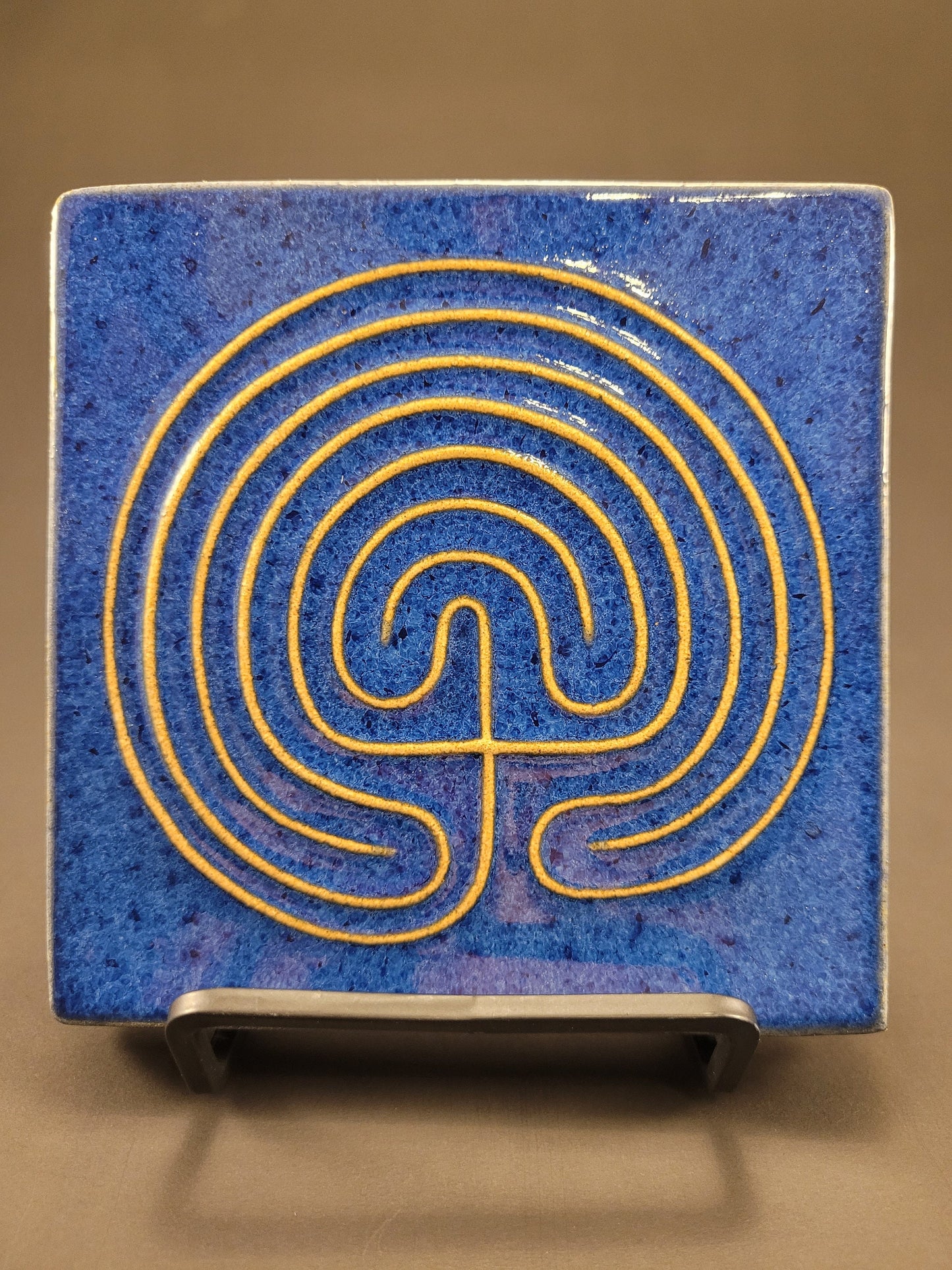 Labyrinth - Handmade Ceramic Tile