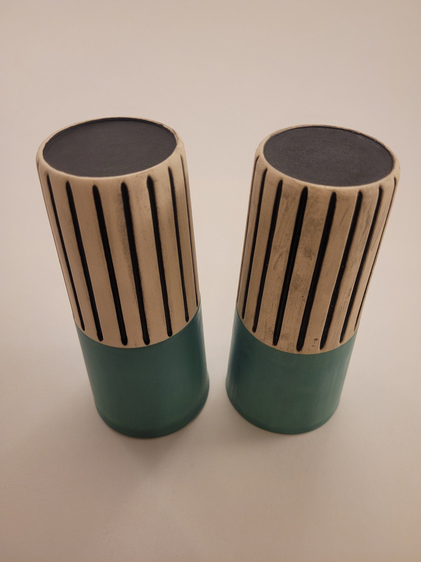 Modern handmade ceramic tumblers set, slip casted ceramic cup set, 10oz