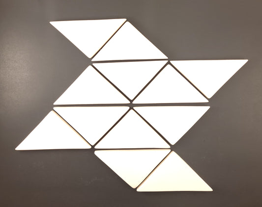 4x5 Isosceles Triangle Per Square Foot (18 Tiles)