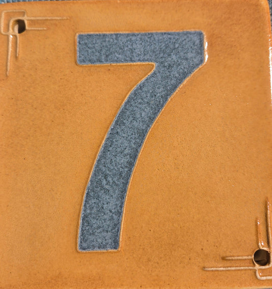 Address Number Tile - Seven