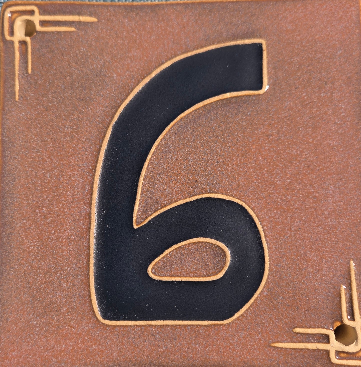 Address Number Tile - Six