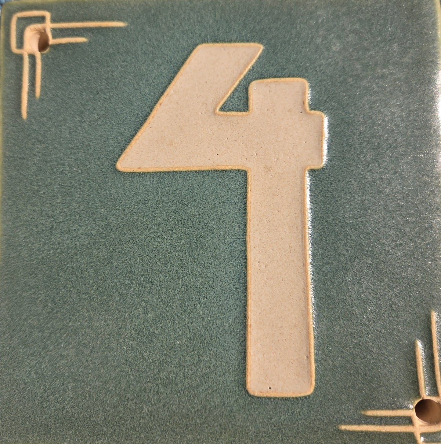 Address Number Tile - Four
