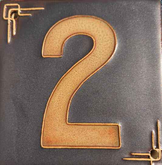 Address Number Tile - Two