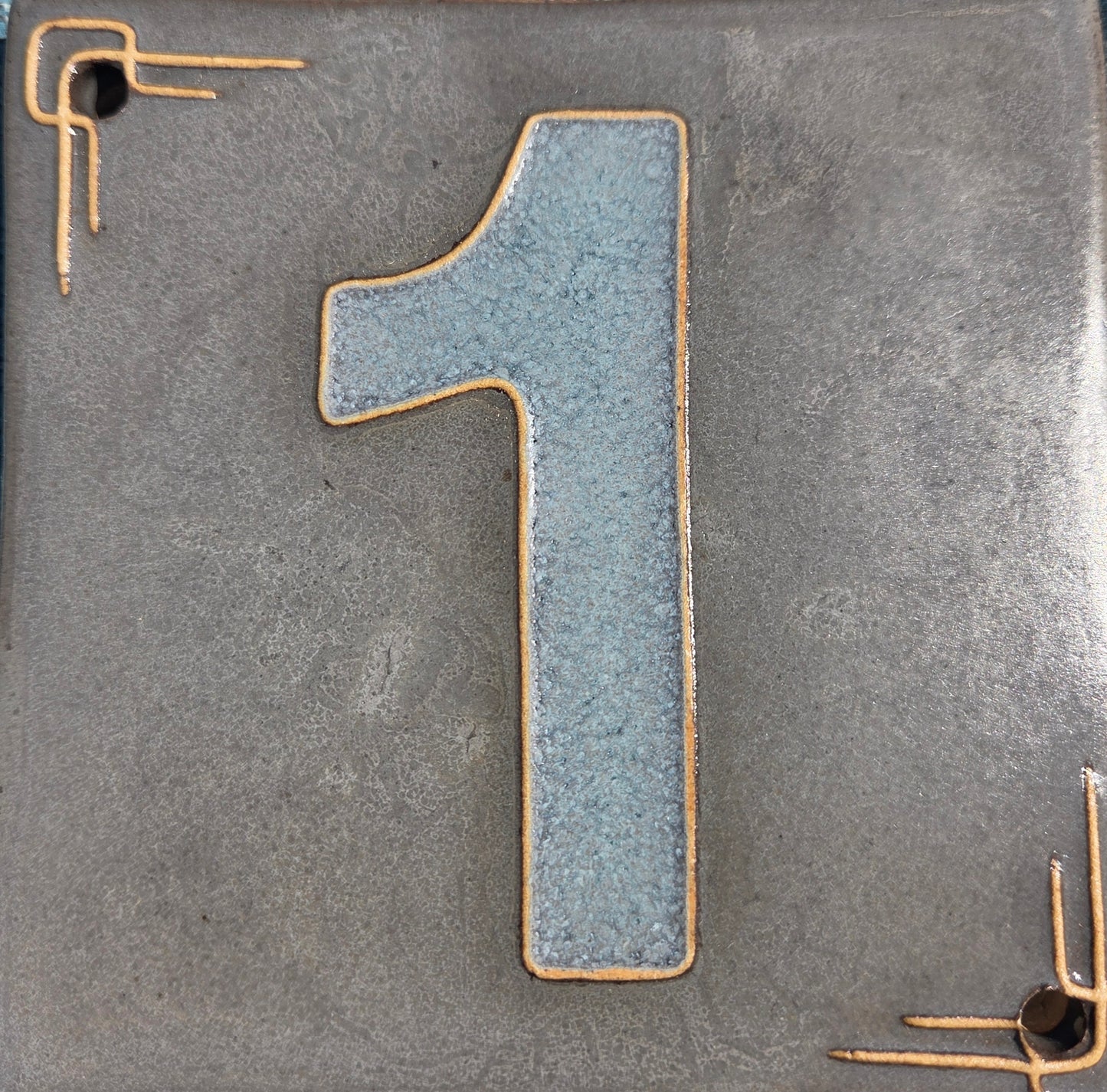 Address Number Tile - One