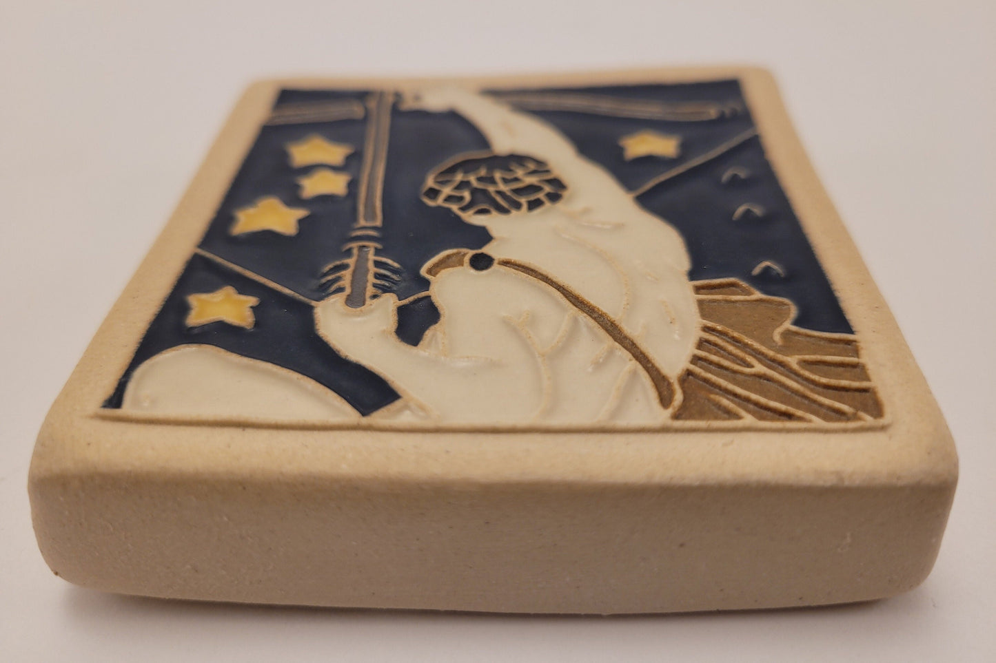 Sagittarius - Astrology tile, Handmade ceramic tile