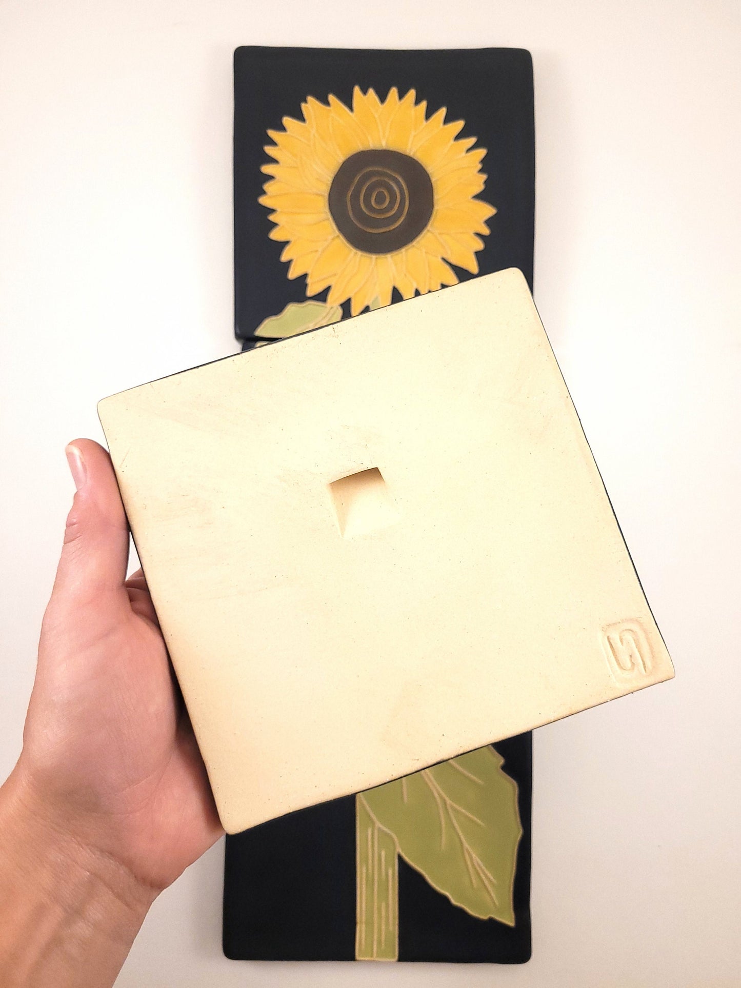 Art Nouveau Sunflower Tiles