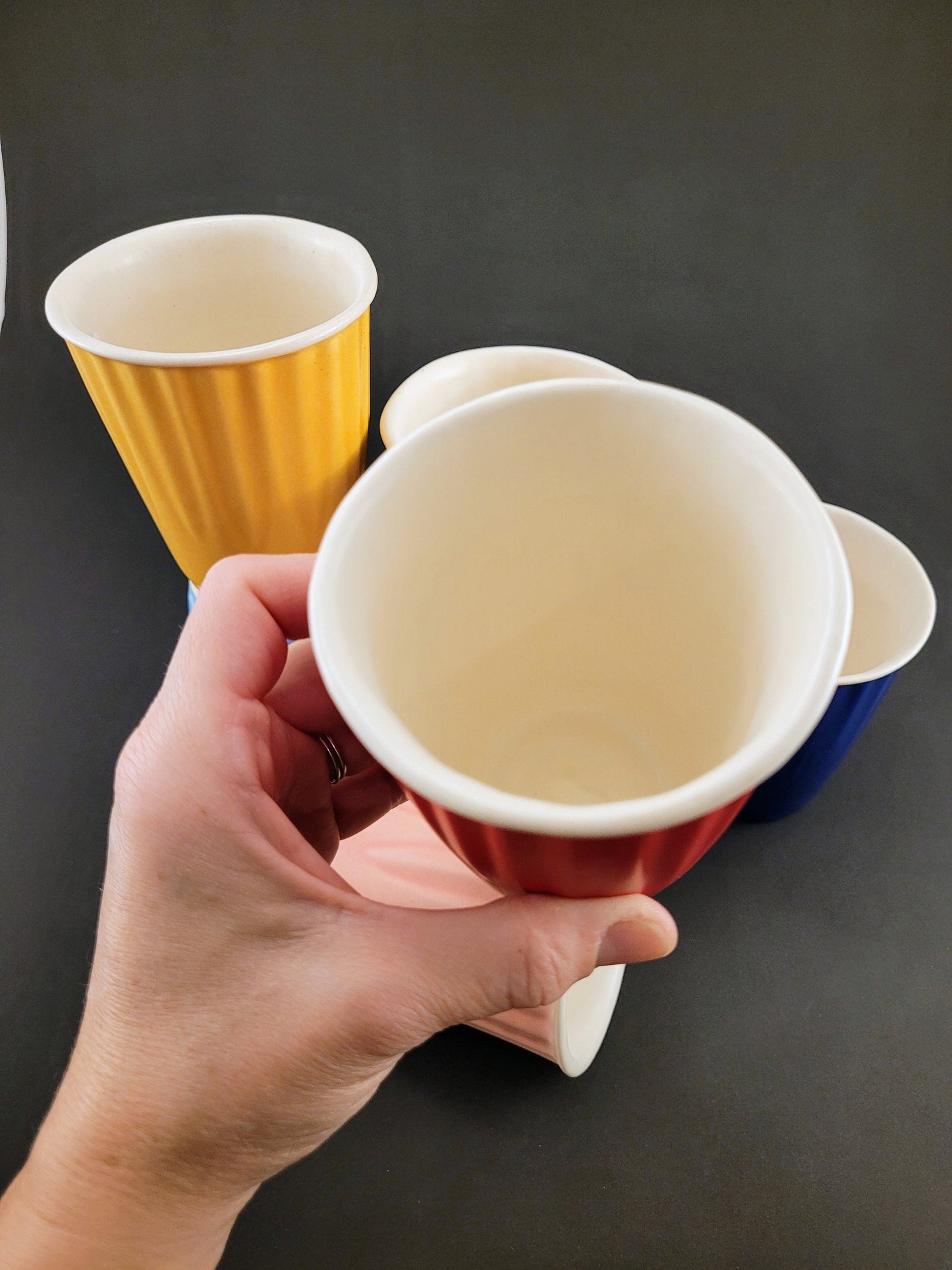 Ceramic slip casted Solo Cups