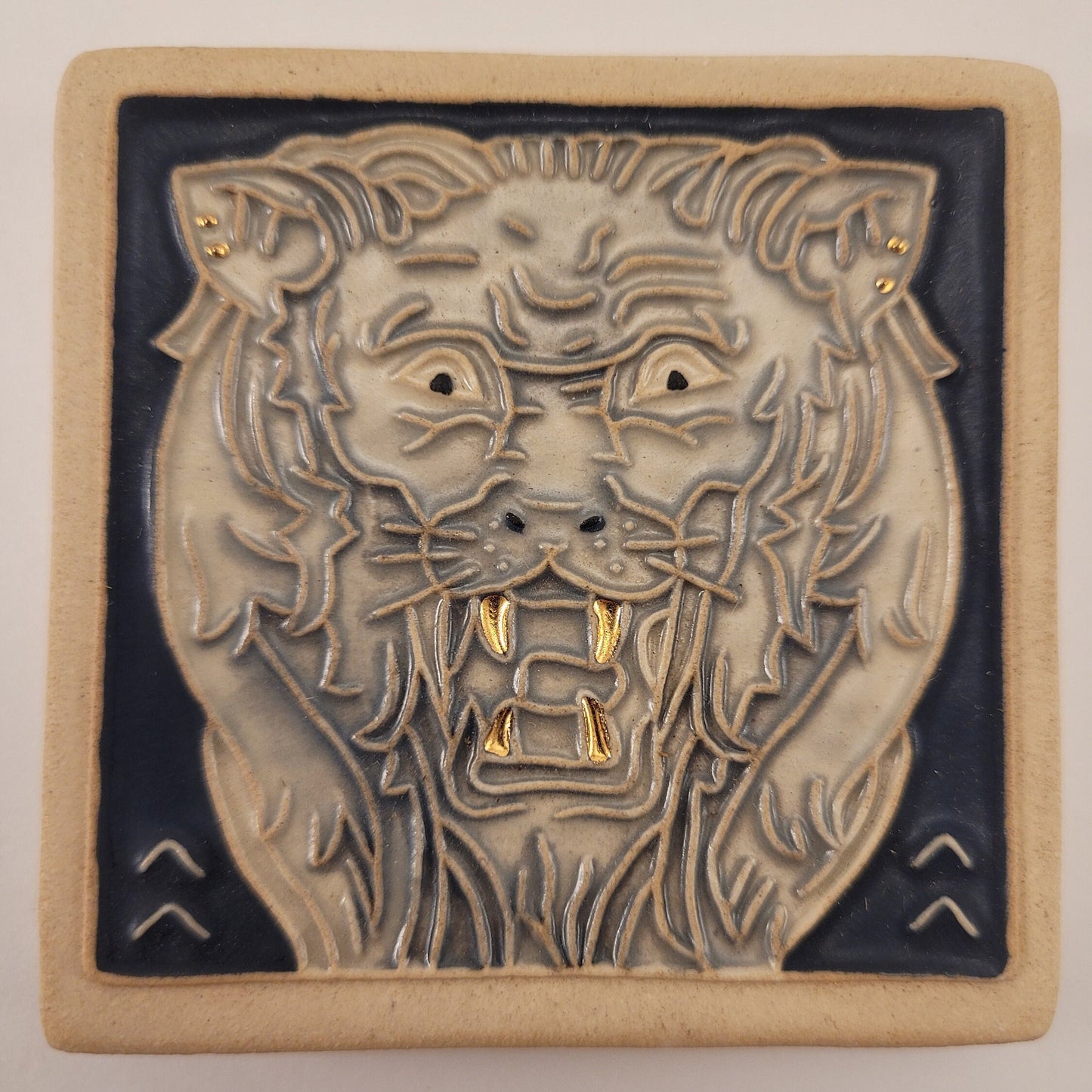 Leo - Astrology tile, Handmade ceramic tile