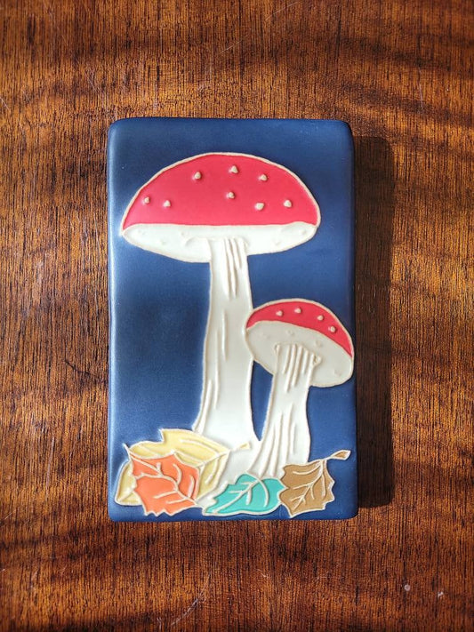 Fly Amanita Mushroom - Handmade Ceramic Tile