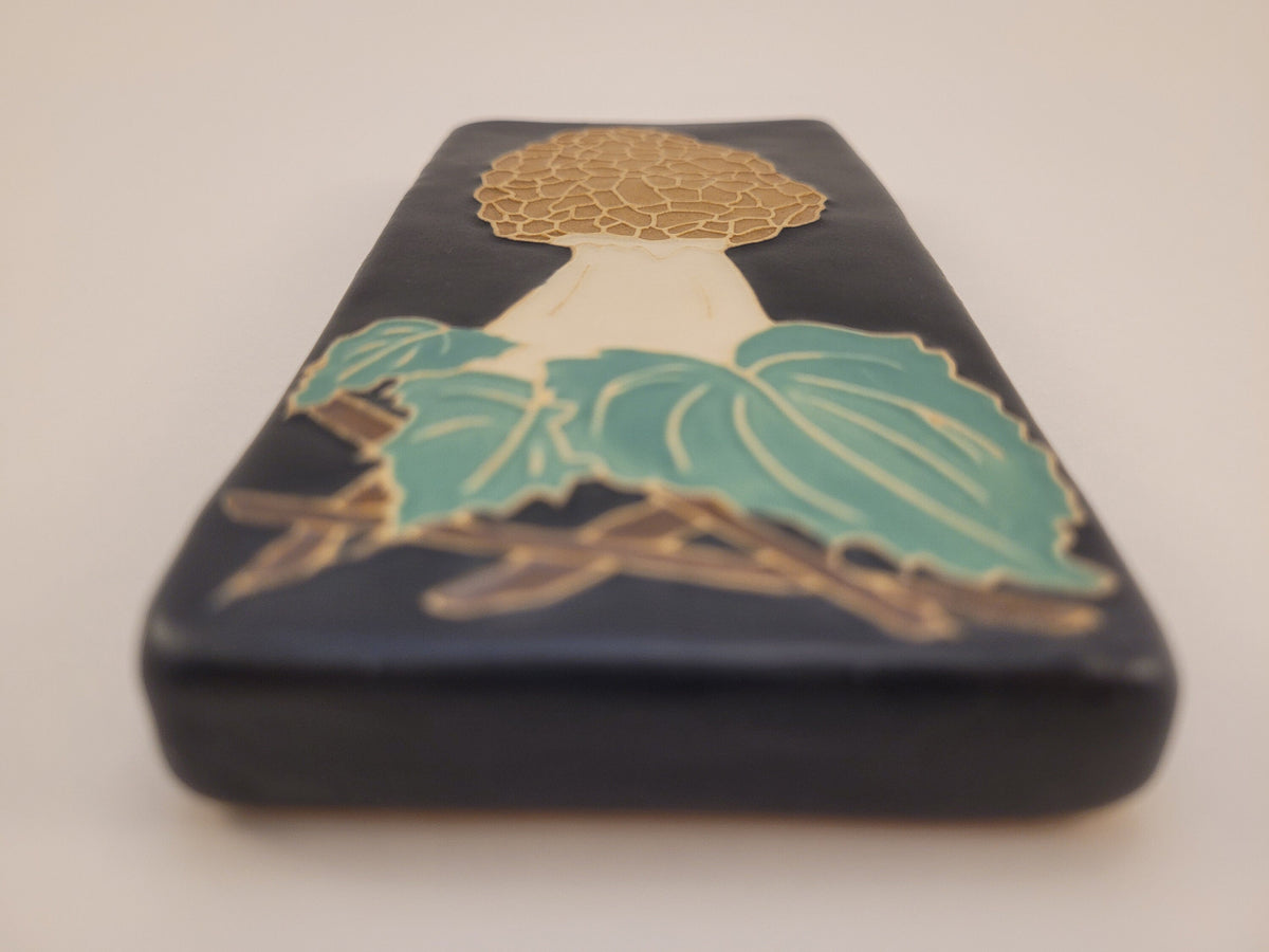 Morel Mushroom - Handmade Ceramic Tile