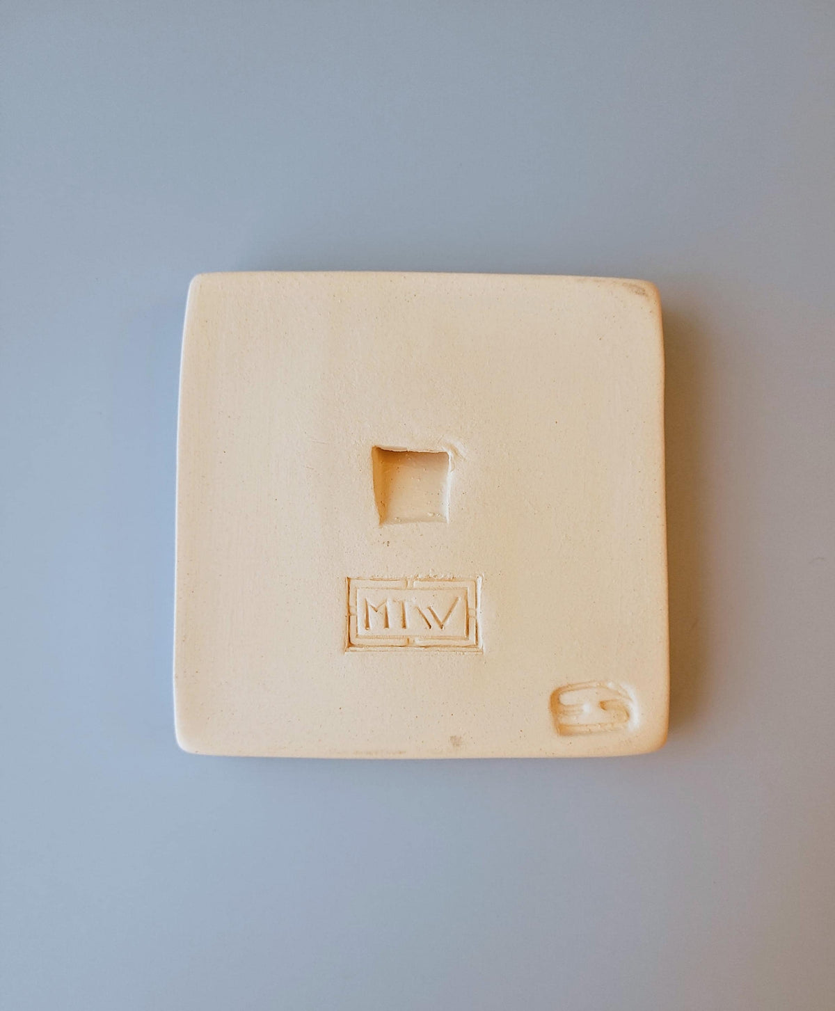 Morning Glory Tile, Handmade ceramic art tile