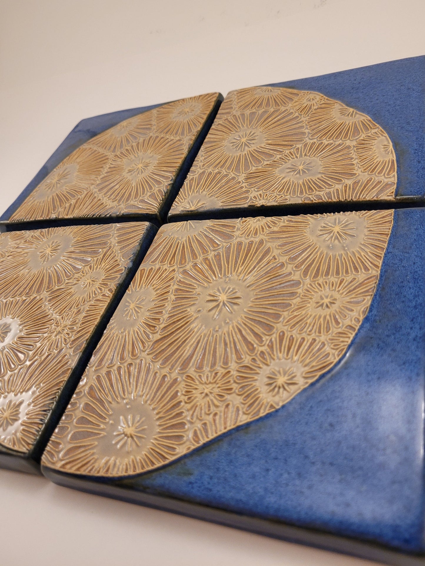 Petoskey Set #1, Handmade ceramic art tile
