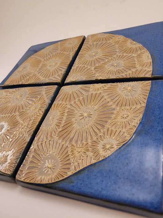 Petoskey Set #1, Handmade ceramic art tile