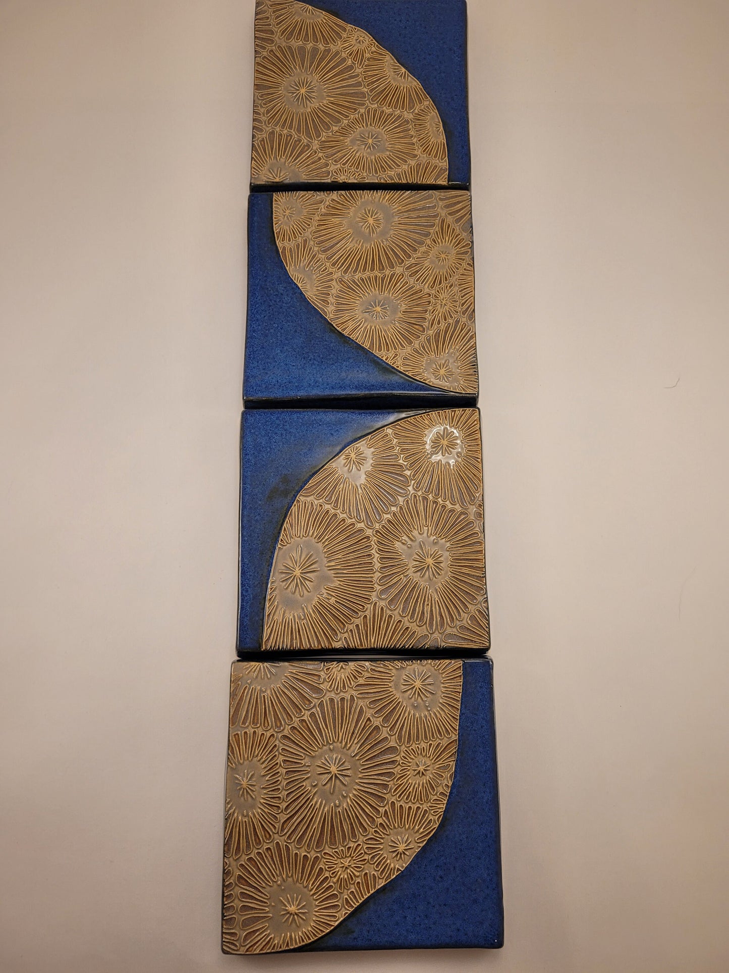 Petoskey Set #1, Handmade ceramic art tile
