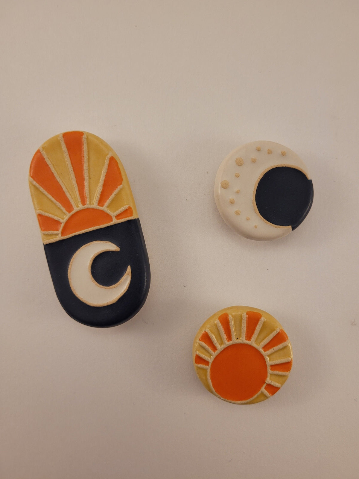 Sun and Moon Magnet Tiles