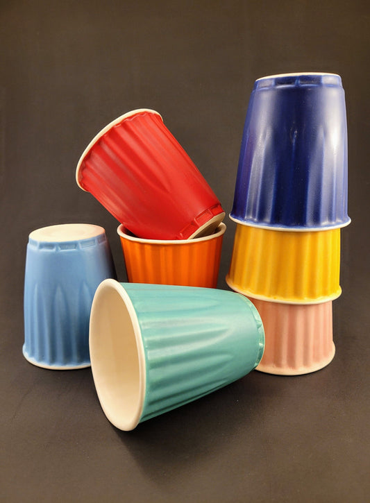 Ceramic slip casted Solo Cups