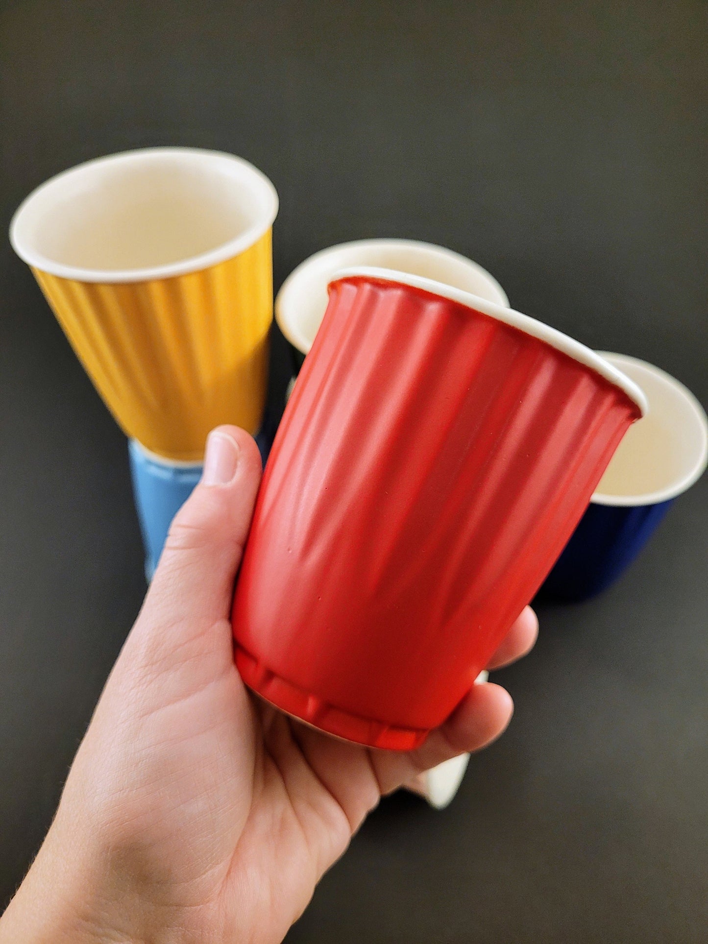 Ceramic slip casted Solo Cups