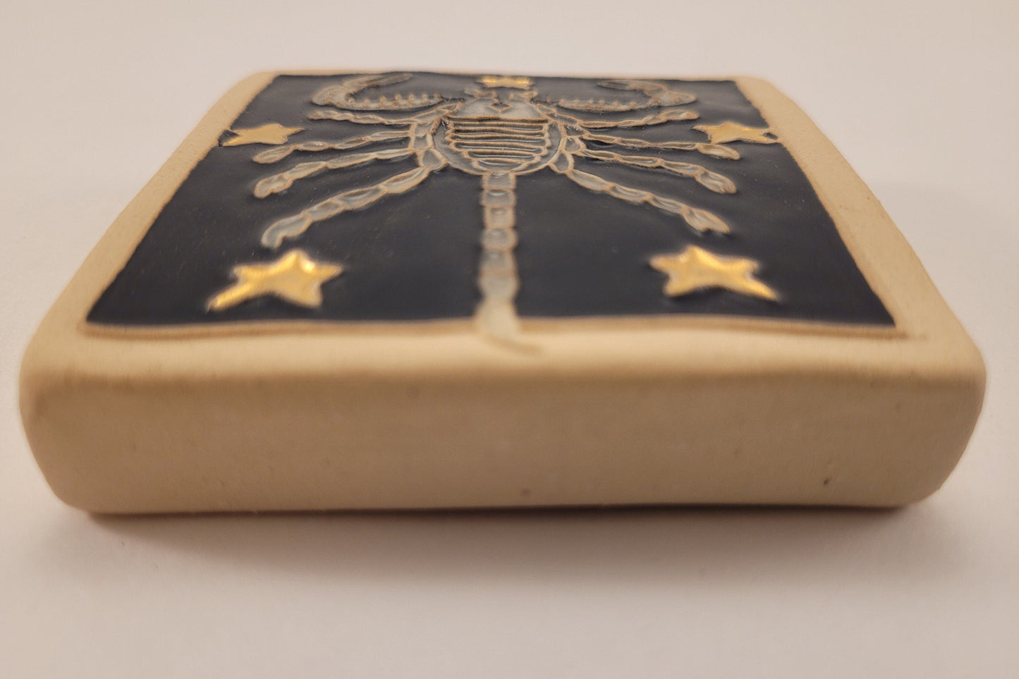 Scorpio - Astrology tile, Handmade ceramic tile