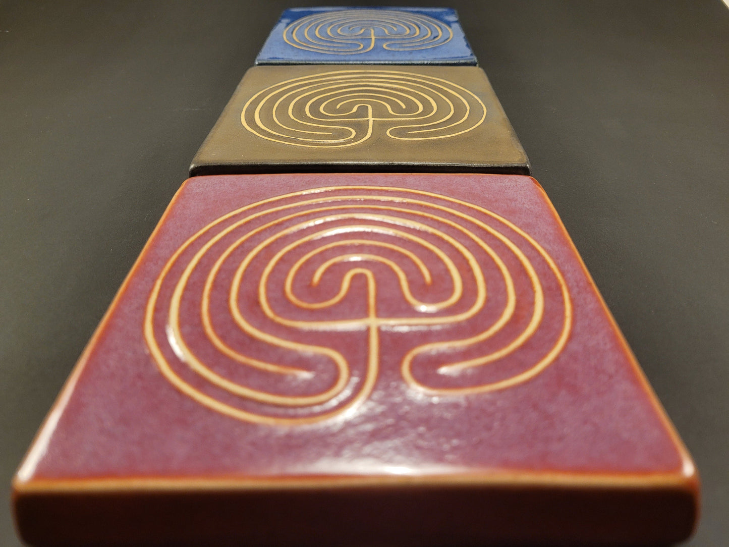 Labyrinth - Handmade Ceramic Tile