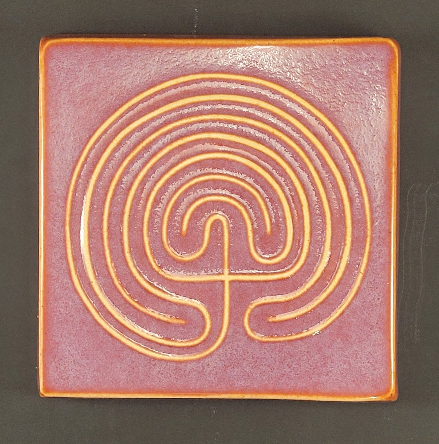 Labyrinth - Handmade Ceramic Tile