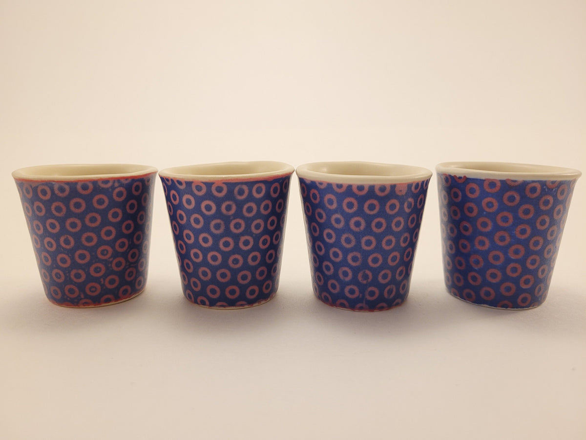 Phish inspired shot glasses, Handmade ceramic shot glasses